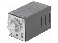 Timer; 0,1s÷180h; DPDT; 250VAC/5A,30VDC/5A; Usup: 24VAC; socket IDEC