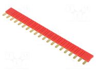 Connection bridge; red; HR10,HR20 LOVATO ELECTRIC