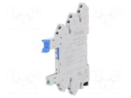 Socket; PIN: 5; 10A; 250VAC; for DIN rail mounting; HR10,HR20 LOVATO ELECTRIC