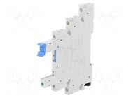 Socket; PIN: 5; 6A; 250VAC; for DIN rail mounting; screw terminals HONGFA RELAY