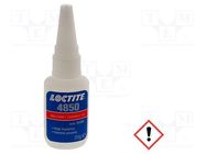 Cyanoacrylate adhesive; transparent; plastic container; 3÷10s LOCTITE