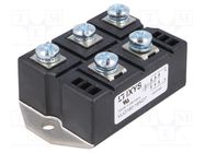 Bridge rectifier: three-phase; Urmax: 1.6kV; If: 175A; Ifsm: 1.8kA IXYS