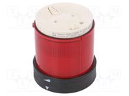 Signaller: lighting; LED; red; 24VDC; 24VAC; IP65; Ø70mm; -25÷50°C 