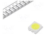 LED; white cold; SMD; 5050,PLCC6; 5850÷12000mcd; 5500-6650K; 70 REFOND