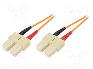 Fiber patch cord; OM2; SC/UPC,both sides; 2m; LSZH; orange LAPP