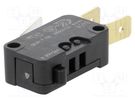 Microswitch SNAP ACTION; 16A/250VAC; without lever; SPDT; Pos: 2 ZF
