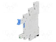 Socket; PIN: 5; 10A; 250VAC; for DIN rail mounting; HR10,HR20 LOVATO ELECTRIC