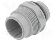 Connector: DIN 43651; socket; NR; male; PIN: 7; w/o contacts; 10A 