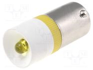 LED lamp; yellow; BA9S; 230VAC SIGNAL-CONSTRUCT