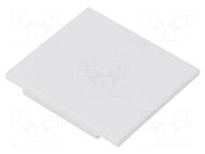 Cap for LED profiles; grey; 2pcs; ABS; VARIO30-03 TOPMET