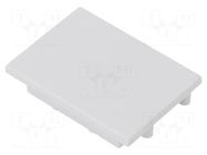 Cap for LED profiles; grey; 2pcs; ABS; VARIO30-05 TOPMET