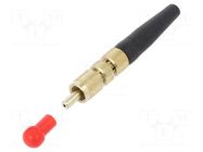 Connector: fiber optic; plug; FSMA; crimped; for cable; POF 2,2mm LAPP
