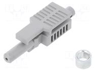 Connector: fiber optic; plug; HFBR-4503,simplex; crimped LAPP