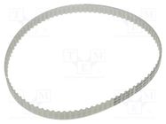 Timing belt; T5; W: 10mm; H: 2.2mm; Lw: 450mm; Tooth height: 1.2mm OPTIBELT