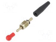 Connector: fiber optic; plug; FSMA; clamp; for cable; POF 2,2mm LAPP
