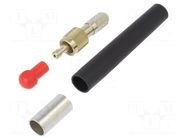 Connector: fiber optic; plug; FSMA; clamp; for cable; POF 6,0mm LAPP