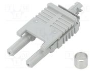 Connector: fiber optic; plug; duplex,HFBR-4516; for cable LAPP