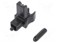 Connector: fiber optic; plug; F-05(TOCP155K),simplex; crimped LAPP