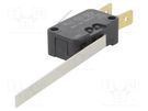 Microswitch SNAP ACTION; 16A/250VAC; with lever; SPDT; ON-(ON) ZF