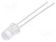 LED; 5mm; white neutral; 5000÷8500mcd; 30°; Front: convex; 2.6÷3.6V LUCKYLIGHT