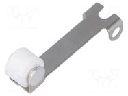 Lever with roller; DC; 19mm; Colour: silver; DC ZF