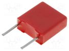 Capacitor: polyester; 220nF; 40VAC; 63VDC; 5mm; ±10%; 3x7.5x7.2mm WIMA