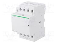 Contactor: 4-pole installation; 63A; 230÷240VAC; NC x4; IP20; 500V SCHNEIDER ELECTRIC