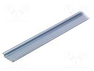 DIN rail; TS35; L: 1m; zinc-plated steel; Profile ht: 7.5mm 
