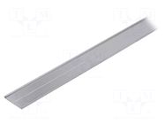 Cover; natural; 1m; VARIO30-09; aluminium; for profiles TOPMET