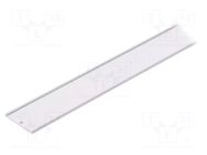 Cover; white; 1m; VARIO30-09; aluminium; for profiles; VARIO30-08 TOPMET