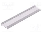 Profiles for LED modules; white; L: 1m; VARIO30-01; aluminium TOPMET