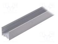 Profiles for LED modules; white; L: 1m; VARIO30-02; aluminium TOPMET