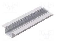 Profiles for LED modules; white; L: 1m; VARIO30-05; aluminium TOPMET