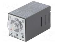 Timer; 0,1s÷180h; DPDT; 250VAC/5A,30VDC/5A; Usup: 100÷240VAC IDEC