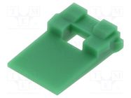 Accessories: secondary lock; ML-XT; male; PIN: 2; green MOLEX