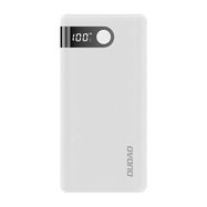 Dudao powerbank 20000 mAh 2x USB / USB Type C / micro USB 2 A with LED screen white (K9Pro-05), Dudao