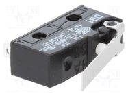 Microswitch SNAP ACTION; 6A/250VAC; 0.1A/80VDC; with lever; SPDT ZF