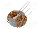 Inductor: wire; THT; 1mH; 6.3A; 15mΩ; 230VAC; 12x7mm; -20÷50%; 10kHz FERYSTER