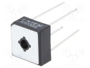 Bridge rectifier: single-phase; Urmax: 1kV; If: 10A; Ifsm: 200A NTE Electronics