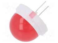 LED; red; 20mm; 900÷7000mcd; 120°; Front: convex; 30÷33VDC POLAM-ELTA