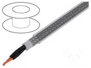 Wire; Pro-Met; 2x1.5mm2; shielded,tinned copper braid; PVC; 100m ALPHA WIRE