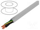 Wire: control cable; FLAME-JZ-H; 3G1mm2; Insulation: FRNC; Core: Cu TKD