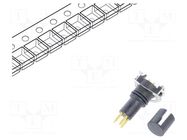 Connector: M8; male; PIN: 4; 3A; 30V; vertical; on PCBs; socket AMPHENOL LTW
