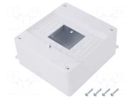 Enclosure: for modular components; IP20; white; No.of mod: 6; MINI ELEKTRO-PLAST NASIELSK