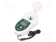 Meter: refractometer; 10÷95% Brix; Meas.accur: ±0,2% Brix; IP65 EXTECH