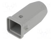 Enclosure for connectors: HDC; straight; size D3A; for cable DEGSON ELECTRONICS