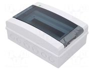 Enclosure: for modular components; IP65; light grey; ABS; 400V ELEKTRO-PLAST NASIELSK