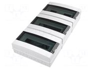 Enclosure: for modular components; IP65; light grey; ABS; 400V ELEKTRO-PLAST NASIELSK