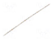 LED tape; white warm; 2216; LED/m: 140; 3.5mm; white PCB; IP20 WISVA OPTOELECTRONICS