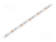 LED tape; red; 2835; LED/m: 96; 8mm; white PCB; IP20; 15W/m; 12VDC WISVA OPTOELECTRONICS